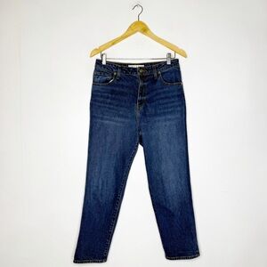Nelle Atelier The Straight Women’s Classic Blue Denim Jeans Size 28